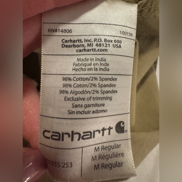 Men’s Carhartt Button Up Top - Picture 4 of 6